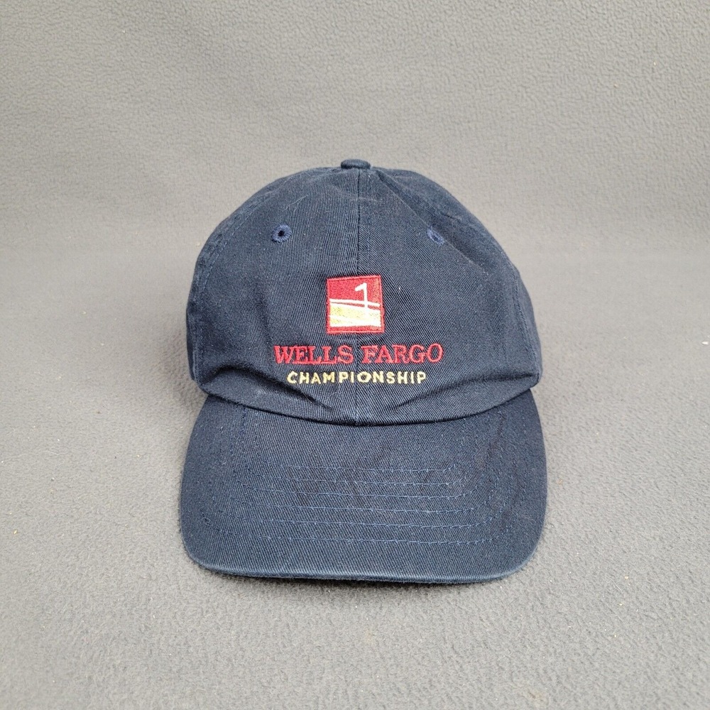 Wells‎ Fargo Championship Golf Hat Mens Adjustable Blue OSFA Cap